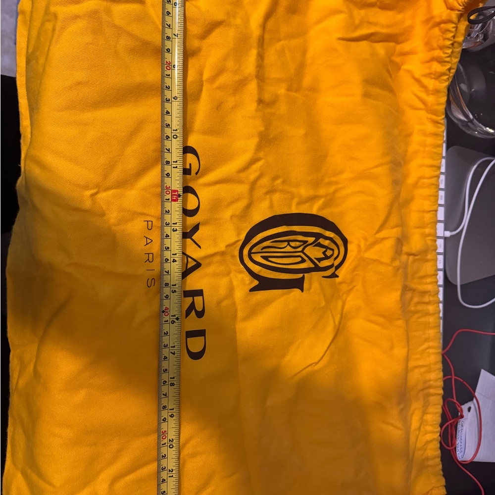 Goyard Yellow Dust Bag authentic.